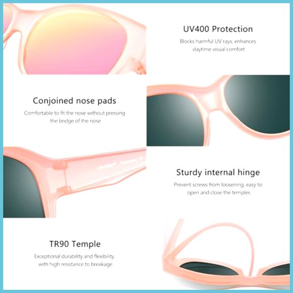 Polarized Fit Over Glasses Sunglasses with TR90 Frame main image 6
